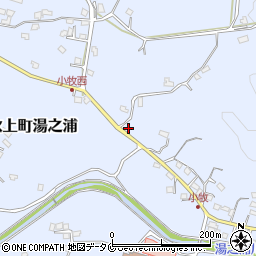 鹿児島県日置市吹上町湯之浦2274-7周辺の地図