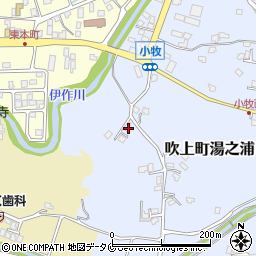 鹿児島県日置市吹上町湯之浦1629周辺の地図