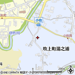 鹿児島県日置市吹上町湯之浦1636周辺の地図