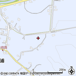 鹿児島県日置市吹上町湯之浦1928周辺の地図