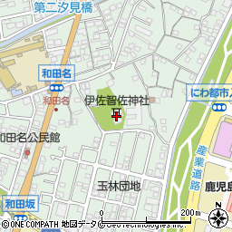 伊佐智佐神社周辺の地図
