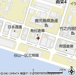 帝国倉庫運輸株式会社　谷山営業所周辺の地図