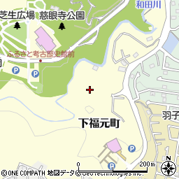 慈眼寺中公園周辺の地図