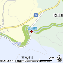鹿児島県日置市吹上町与倉2周辺の地図