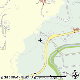 鹿児島県日置市吹上町与倉883周辺の地図