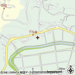 鹿児島県日置市吹上町与倉725周辺の地図