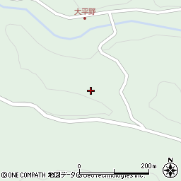 鹿児島県日置市吹上町与倉3829周辺の地図