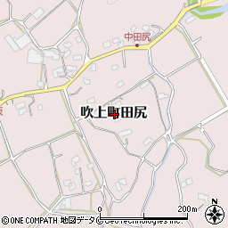 鹿児島県日置市吹上町田尻周辺の地図