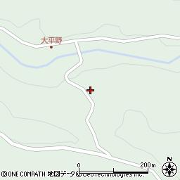 鹿児島県日置市吹上町与倉3857周辺の地図