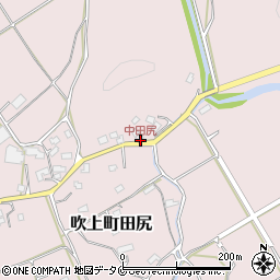 中田尻周辺の地図