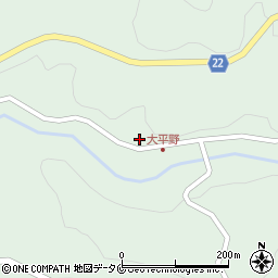 鹿児島県日置市吹上町与倉3730周辺の地図