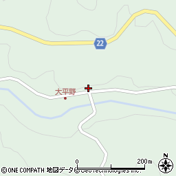 鹿児島県日置市吹上町与倉3705周辺の地図