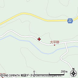 鹿児島県日置市吹上町与倉3724-4周辺の地図