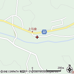 鹿児島県日置市吹上町与倉3807周辺の地図