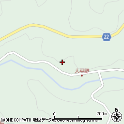 鹿児島県日置市吹上町与倉3724-1周辺の地図