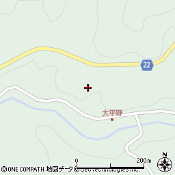 鹿児島県日置市吹上町与倉3724周辺の地図