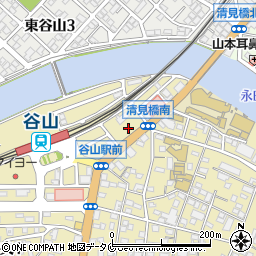 マイレンタカー　谷山駅前店周辺の地図