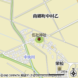 伍社神社周辺の地図