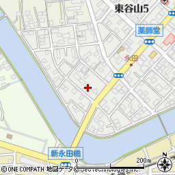 永田変電所周辺の地図