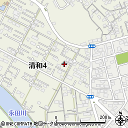 コンフォール清和周辺の地図