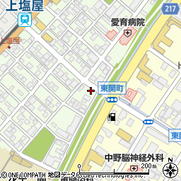 ファミリーマート小松原中央店周辺の地図