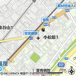 株式会社丸八　小松原工場周辺の地図