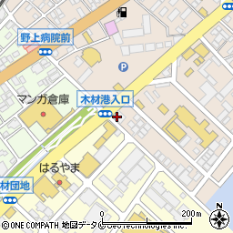ココス鹿児島宇宿店周辺の地図