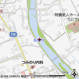 永田川周辺の地図