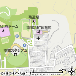 県営住宅目井津ヶ丘団地周辺の地図