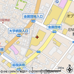 ハンズマン　宇宿店周辺の地図