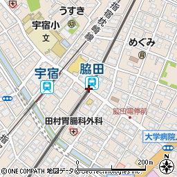 脇田駅周辺の地図