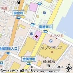 ラウンドワンスタジアム鹿児島宇宿店周辺の地図