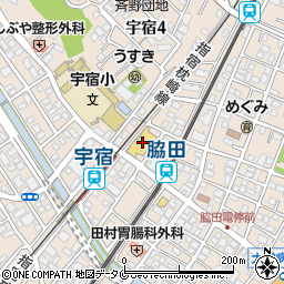 住宅型有料老人ホームやさしえ宇宿周辺の地図