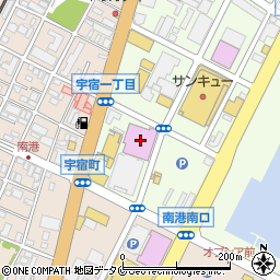 ワンダーランド鹿児島新栄店周辺の地図