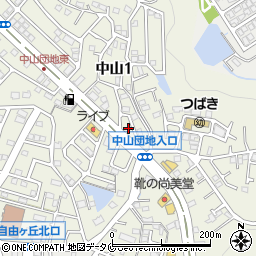 眼鏡市場中山バイパス店周辺の地図