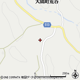 鹿児島県曽於市大隅町荒谷601周辺の地図