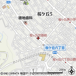 桜ヶ丘交番前周辺の地図