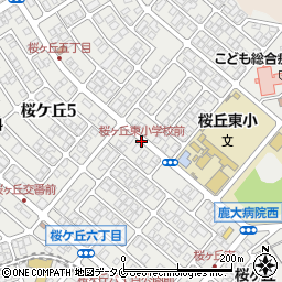 桜ヶ丘東小学校前周辺の地図