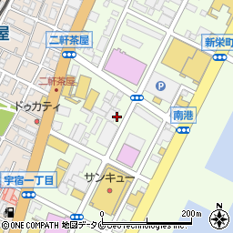 鹿児島県鹿児島市新栄町周辺の地図