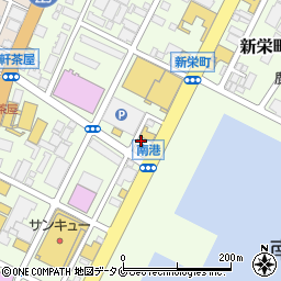アップル　鹿児島新栄店周辺の地図