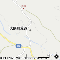 鹿児島県曽於市大隅町荒谷676周辺の地図