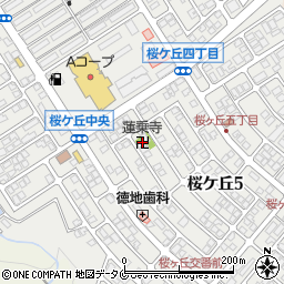 蓮乗寺周辺の地図