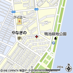 鹿児島県鹿児島市鴨池新町29-3周辺の地図