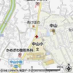 鹿児島山田郵便局周辺の地図
