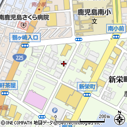 鹿児島県鹿児島市新栄町2-12周辺の地図