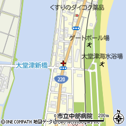 塩鶴入口周辺の地図