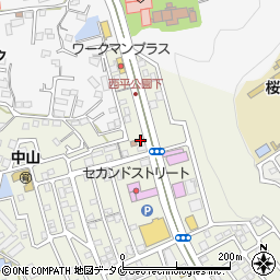ピザポケット中山バイパス店周辺の地図