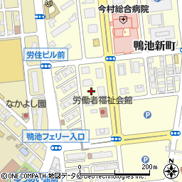 鹿児島県鹿児島市鴨池新町5-20周辺の地図