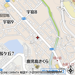 スマイル薬局宇宿店周辺の地図