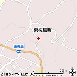 〒891-1543 鹿児島県鹿児島市東桜島町の地図